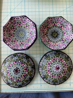 Mosaic bowls by Lisa Haney